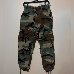 Army Green Camo Pants